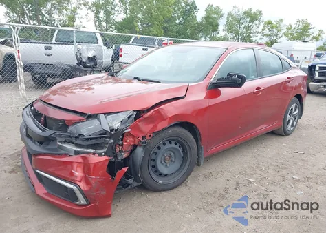 2020 Honda Civic Lx from USA, damaged, VIN 2HGFC2F68LH583900